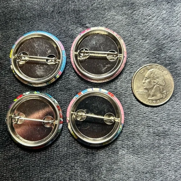 Lilo & Stitch - 4 Button Set (Handmade) - Picture 3 of 9